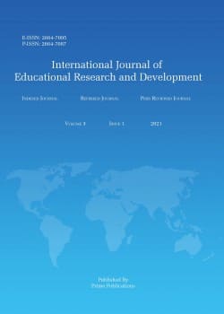 International Journal of Educational Research and Development