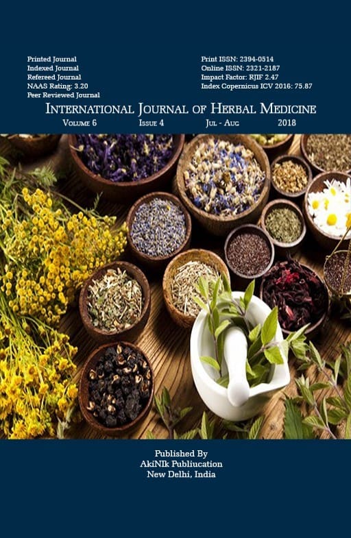 research & reviews journal of herbal science impact factor